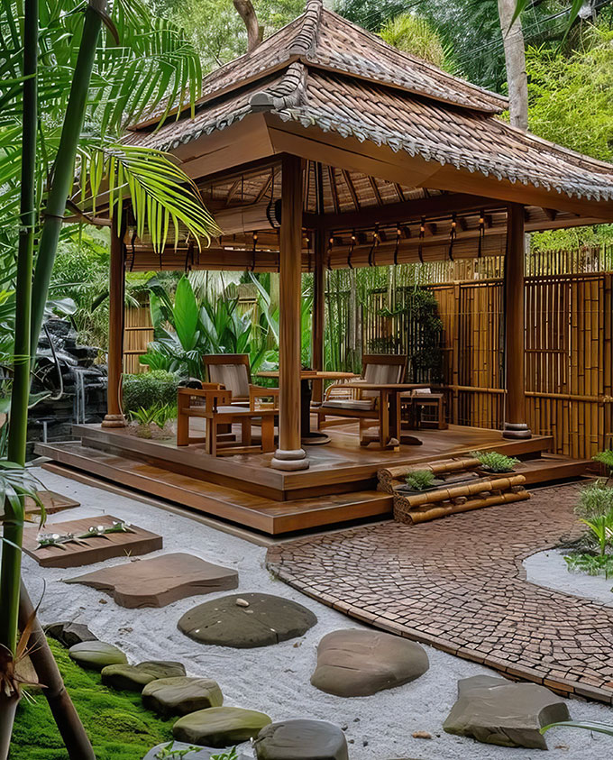 mẫu chòi nghỉ sân vườn đẹp