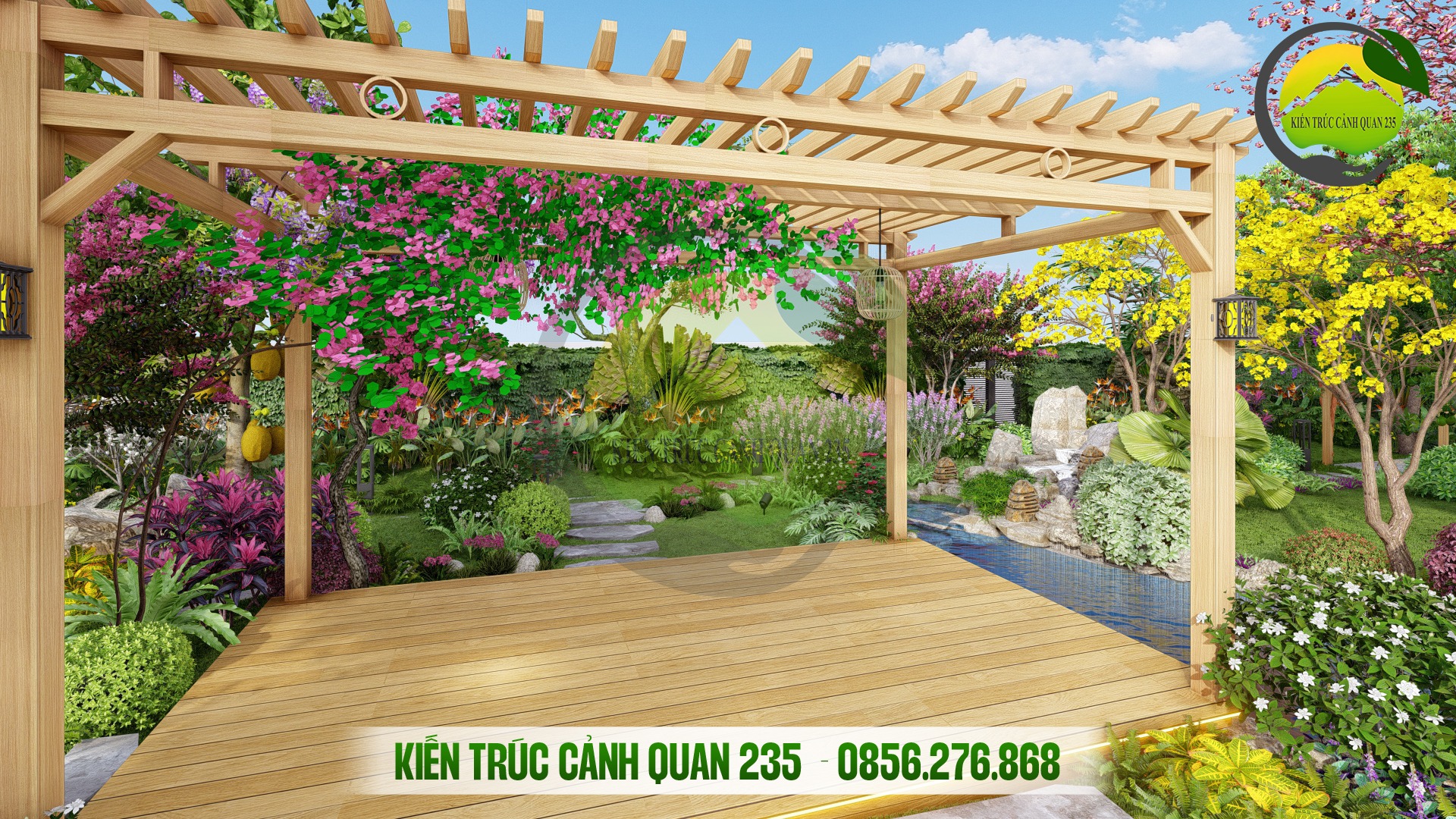 mẫu thiết kế sân vườn đẹp