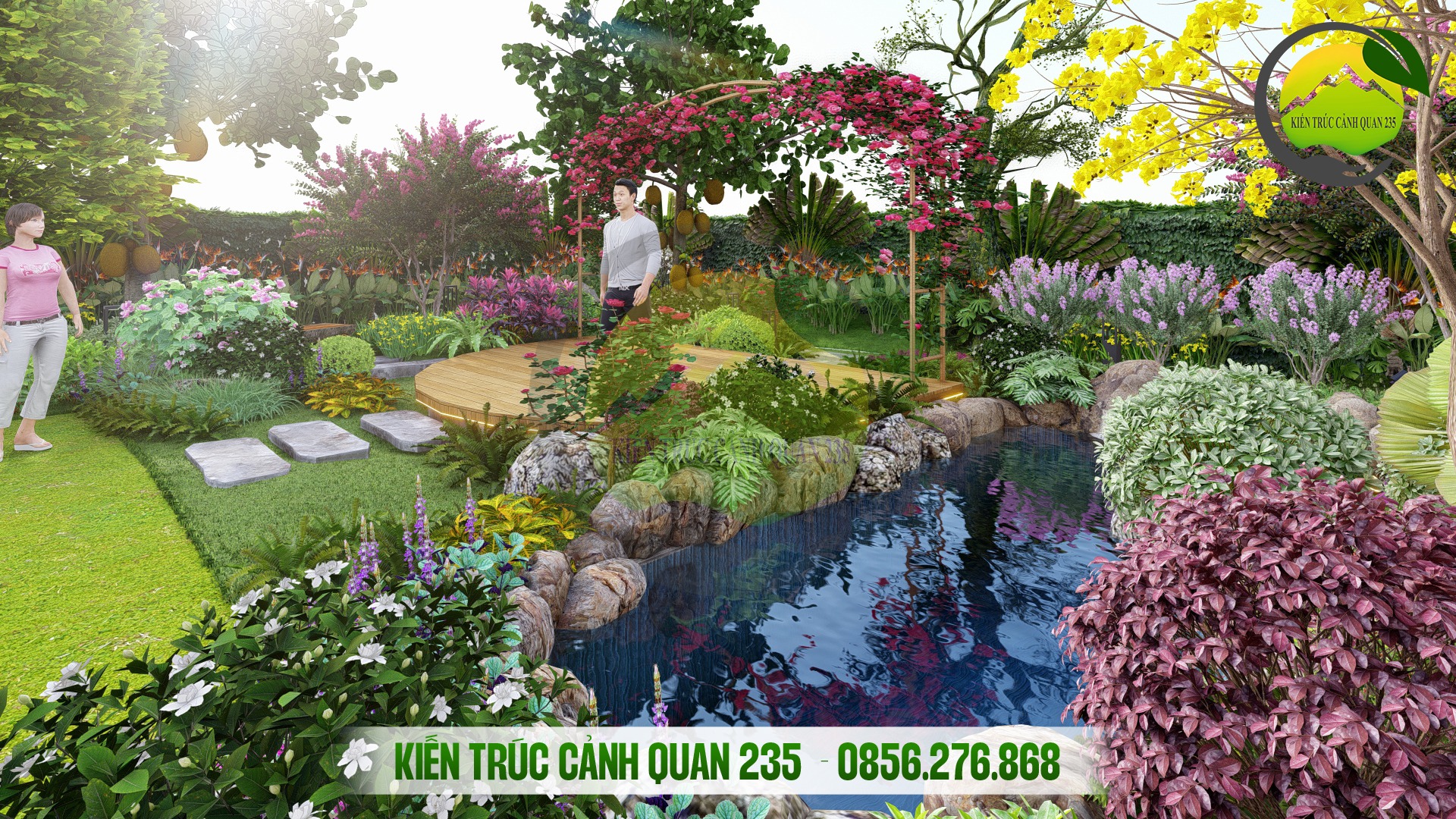 mẫu thiết kế sân vườn đẹp