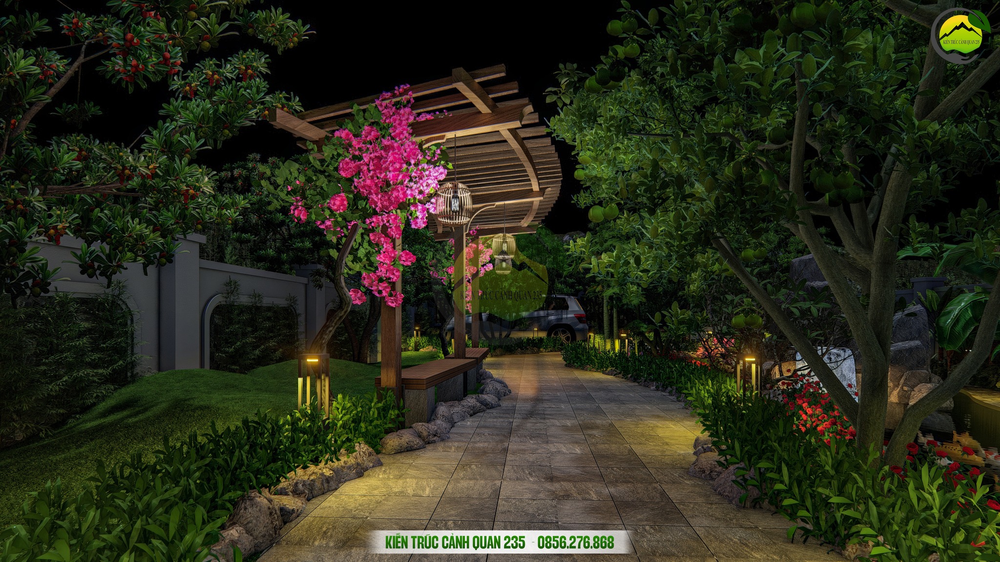 mẫu thiết kế sân vườn đẹp