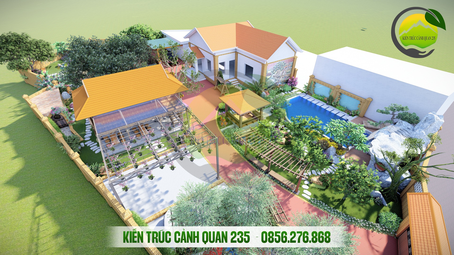 mẫu thiết kế sân vườn đẹp