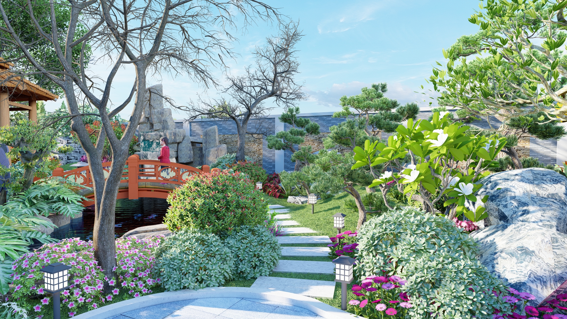 mẫu thiết kế sân vườn đẹp