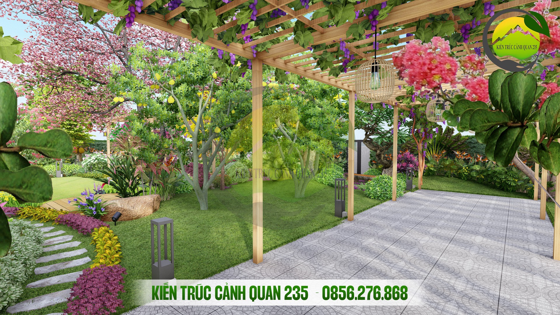 mẫu thiết kế sân vườn đẹp
