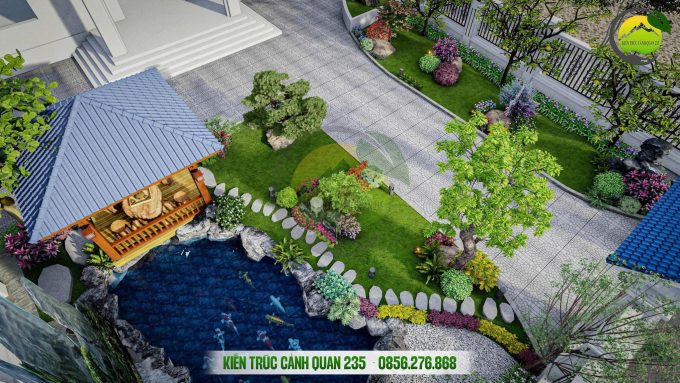 mẫu thiết kế sân vườn đẹp