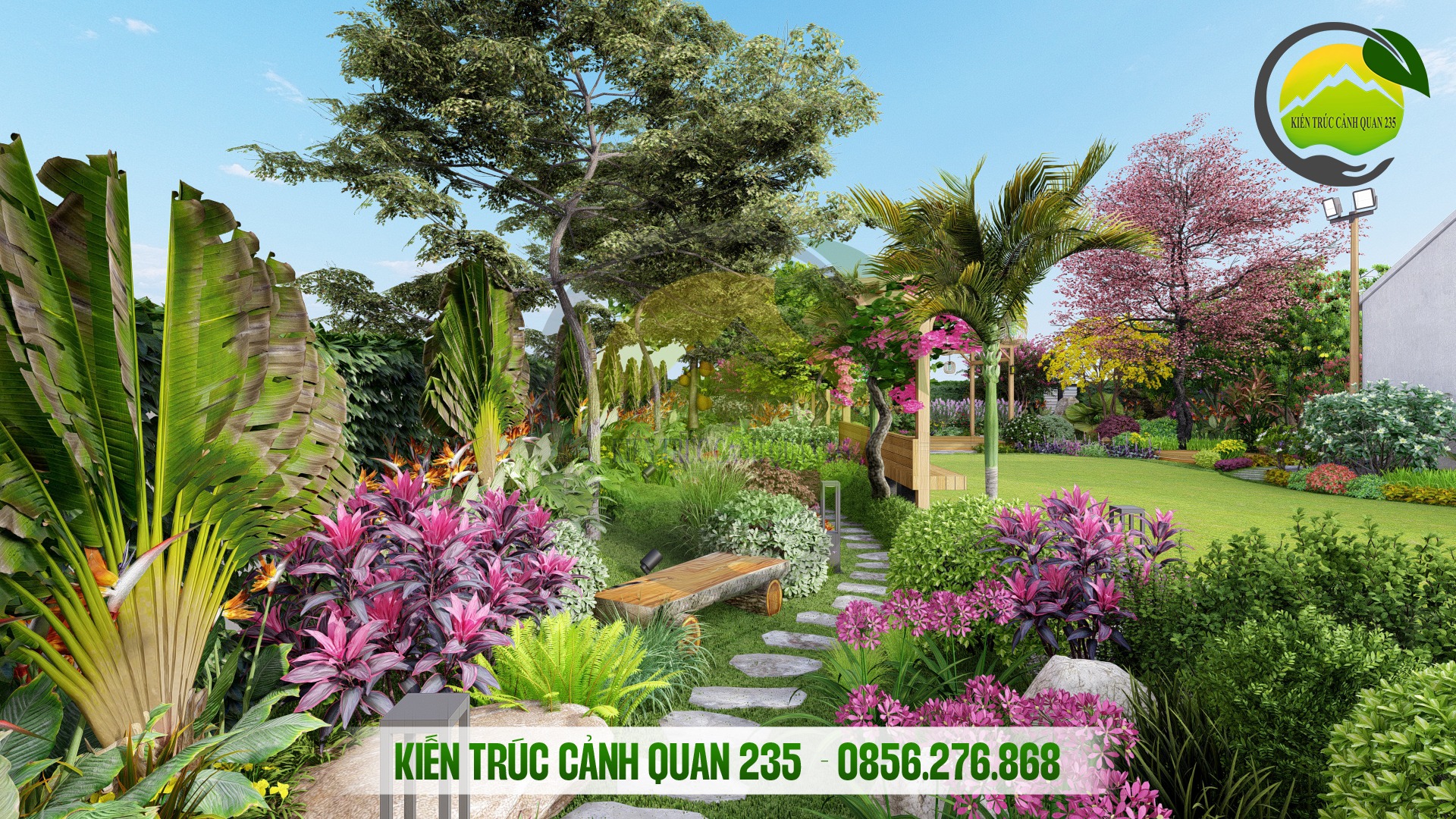 Thiết kế sân vườn cảnh quan