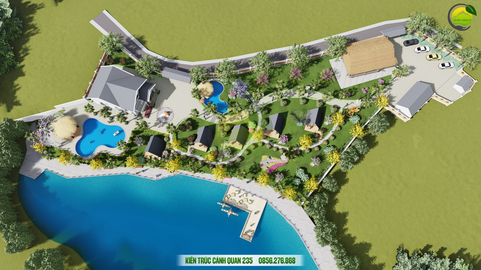 Thiết kế sân vườn cảnh quan