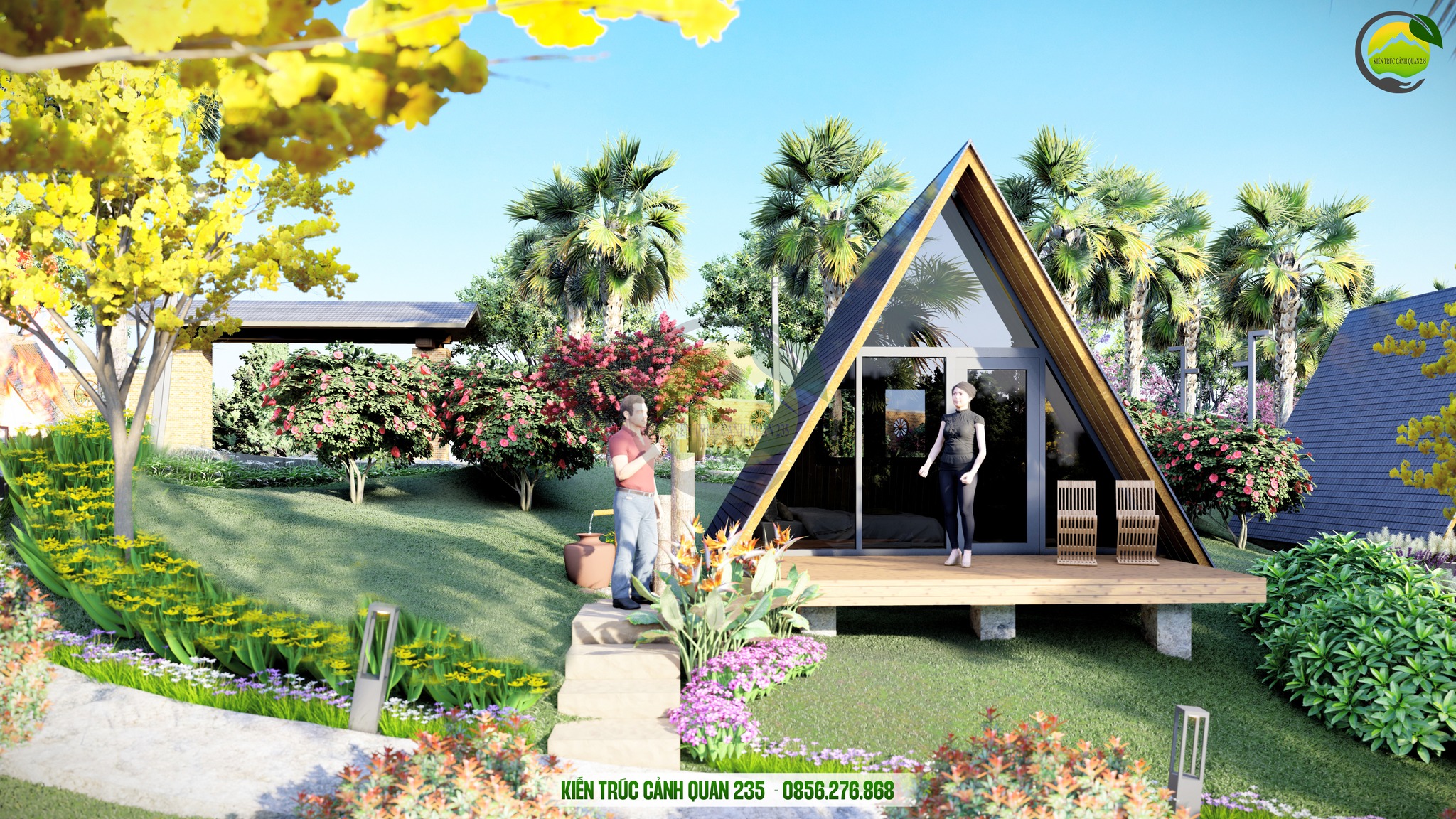 Thiết kế sân vườn cảnh quan