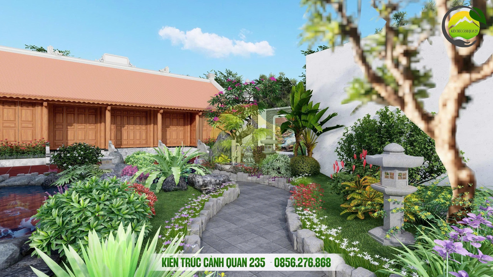 Thiết kế sân vườn cảnh quan