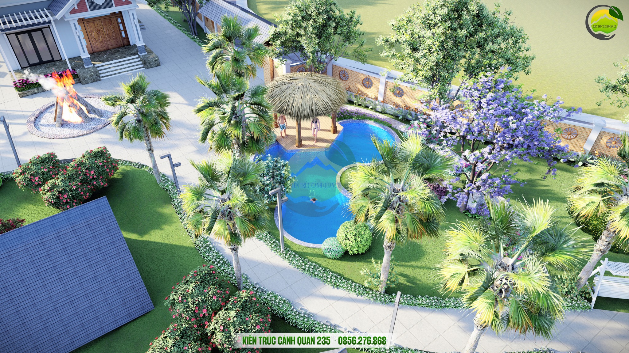 thiết kế sân vườn cảnh quan