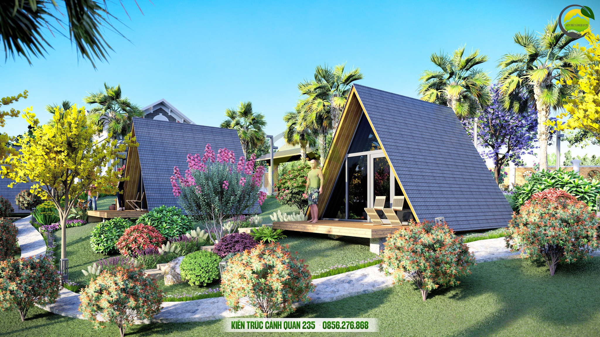 Thiết kế sân vườn cảnh quan