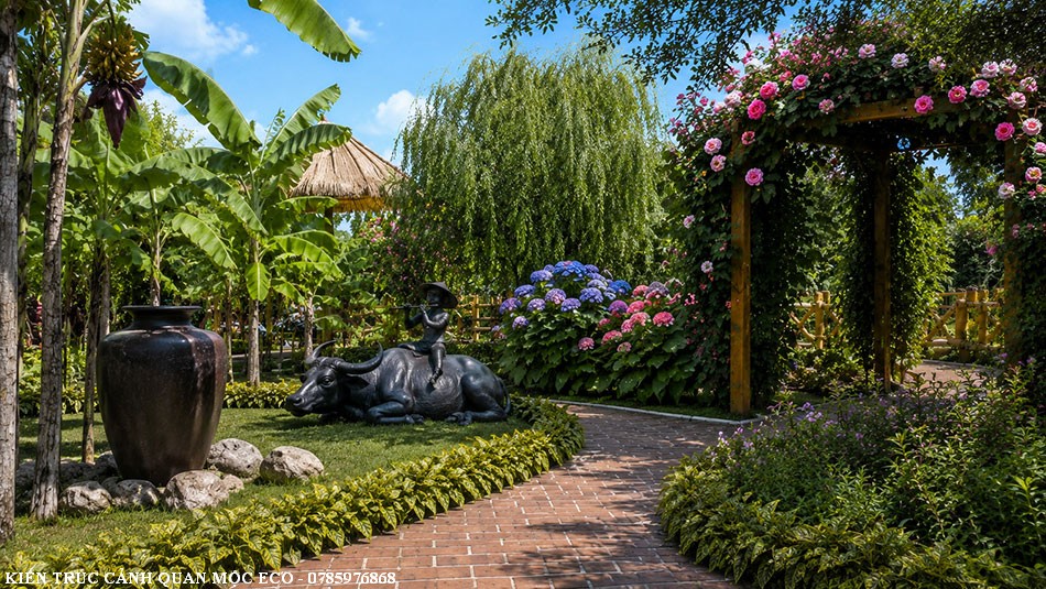 Cảnh quan nhà vườn Việt Nam Cảnh quan nhà vườn Việt Nam